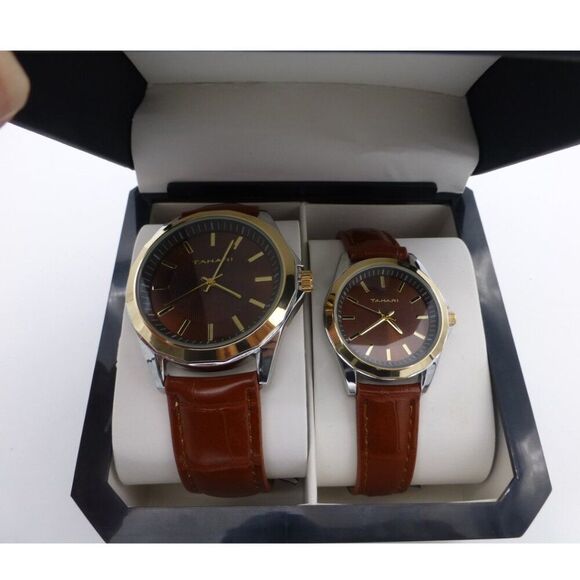 NIB - Tahari His and Her's Matching Watch Set (2 Watches) - Picture 11 of 11